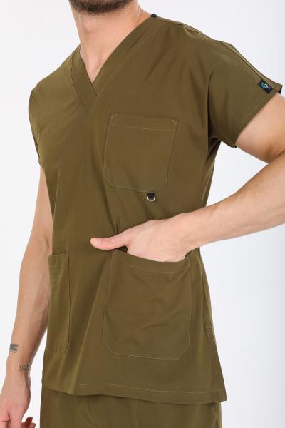 RNK-1018 HAKİ LİKRALI ÖZEL KUMAŞ