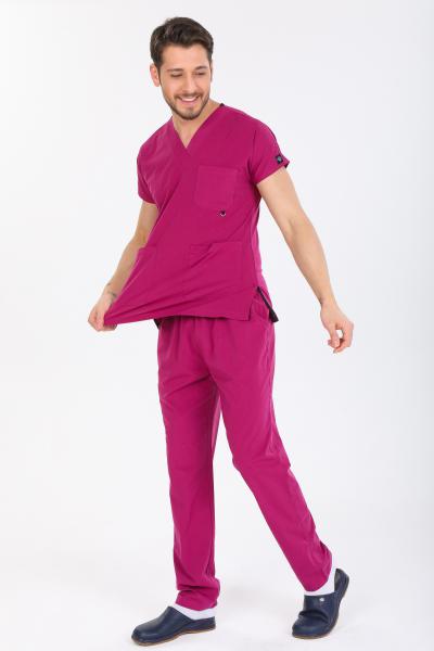 RNK-1009 FUŞYA LİKRALI ÖZEL KUMAŞ