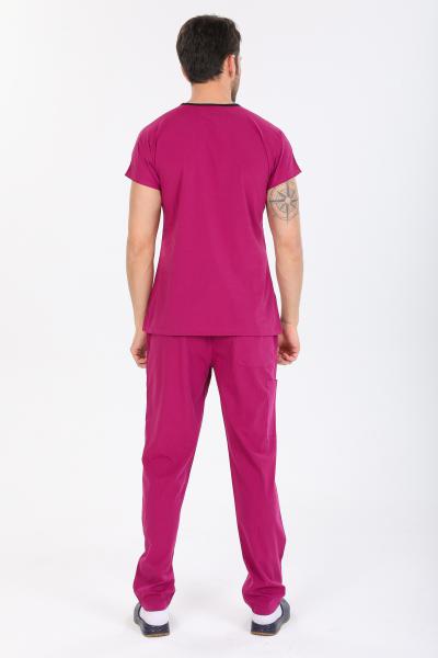 RNK-1009 FUŞYA LİKRALI ÖZEL KUMAŞ