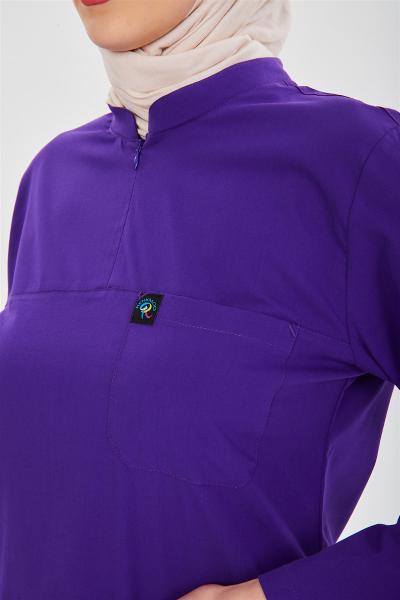 RNK-TST0011 MOR  LİKRALI COMFORT TESETTÜR TAKIM