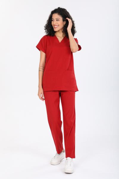 RNK-0007 KIRMIZI LİKRALI COMFORT KUMAŞ