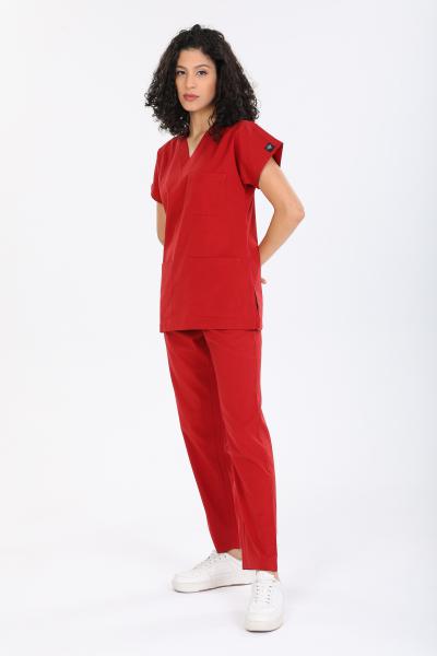 RNK-0007 KIRMIZI LİKRALI COMFORT KUMAŞ