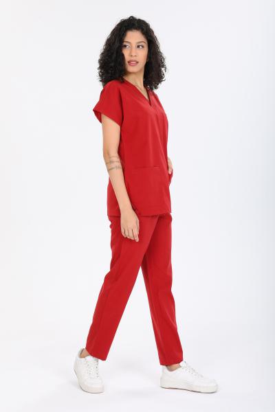 RNK-0007 KIRMIZI LİKRALI COMFORT KUMAŞ