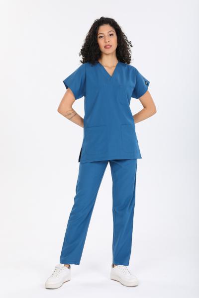 RNK-0025 PETROL MAVİSİ LİKRALI COMFORT KUMAŞ