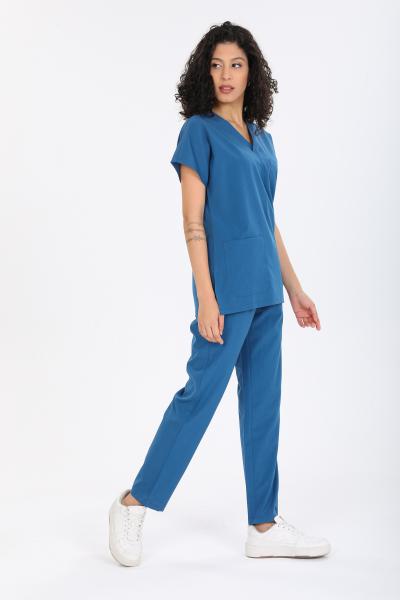 RNK-0025 PETROL MAVİSİ LİKRALI COMFORT KUMAŞ