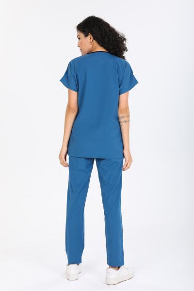 RNK-0025 PETROL MAVİSİ LİKRALI COMFORT KUMAŞ