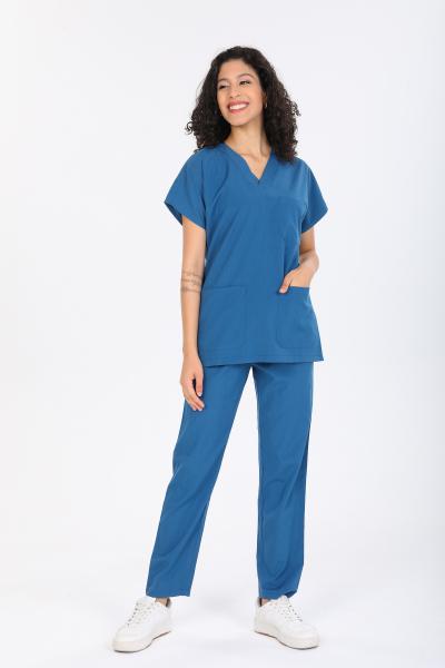 RNK-0025 PETROL MAVİSİ LİKRALI COMFORT KUMAŞ