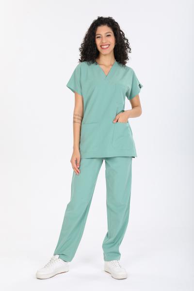 RNK-0026 KÜF YEŞİLİ LİKRALI COMFORT KUMAŞ