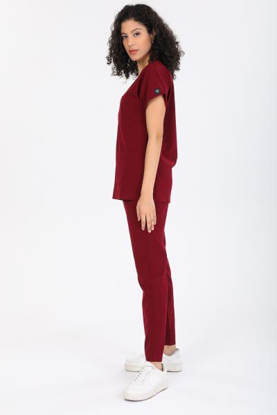 RNK-0011 BORDO LİKRALI COMFORT KUMAŞ