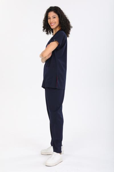 RNK-0023 LACİVERT LİKRALI COMFORT KUMAŞ