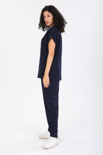 RNK-0023 LACİVERT LİKRALI COMFORT KUMAŞ