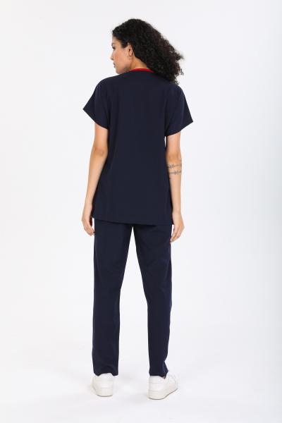 RNK-0023 LACİVERT LİKRALI COMFORT KUMAŞ